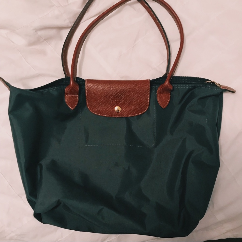 NAVY/GRAY LONGCHAMP BAG